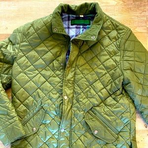 Like new Boden quilted Green Jacket